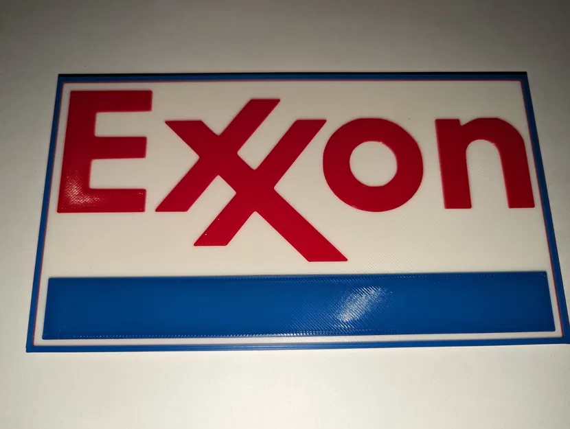 Bảng hiệu Exxon / Biển hiệu Exxon - Image 1