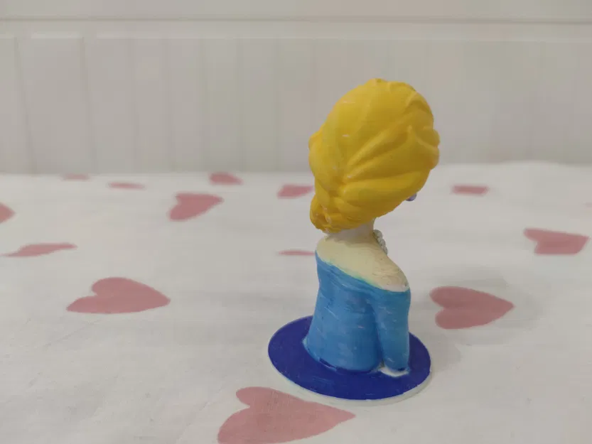 Tượng Bán Thân Elsa - Frozen. Không có chữ khớp đế Anna. - Image 2