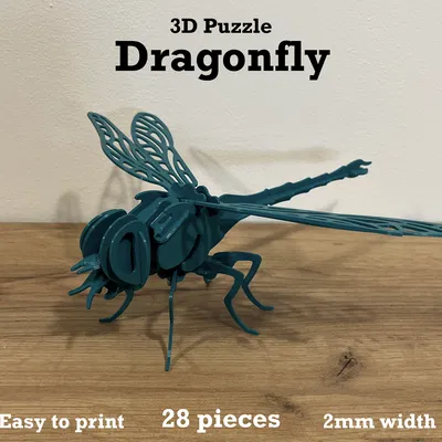 Mô Hình "Dragonfly" 3D Puzzle