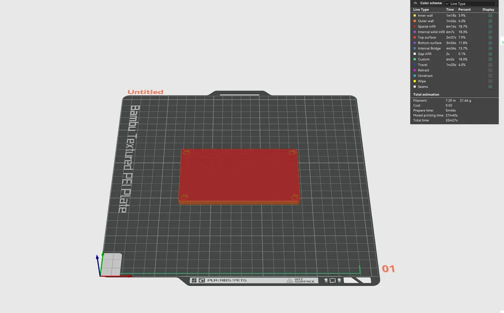 Nắp Che Hộp Xả Poop Từ Tính Giảm Tiếng Ồn Cho Bambu Lab P1S / X1 - Image 3