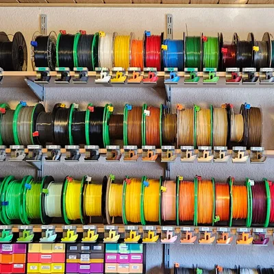 Kẹp Filament đa năng kèm bộ lọc bụi - Giá đỡ Filament