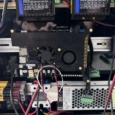 Voron Mellow Super8 Pro sử dụng quạt kép cho drive