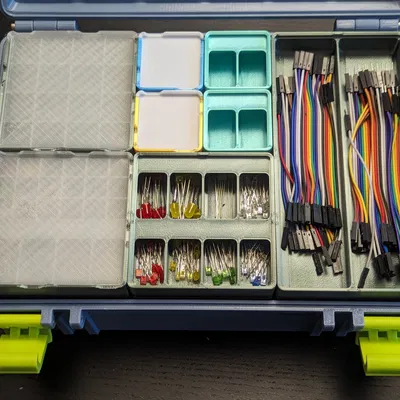 Hộp Lưới Gridfinity Có Nắp (Bản Parametric)