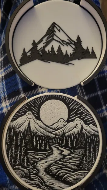 Giá đỡ đế lót ly núi Hueforge - Image 1