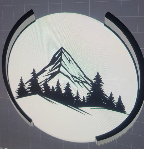 Giá đỡ đế lót ly núi Hueforge - Image 2