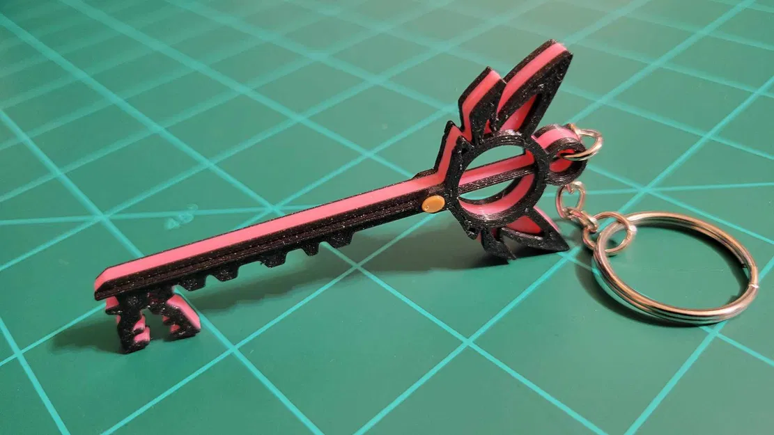 Móc Khóa Keyblade KeeKee Hazbin Hotel - Image 1