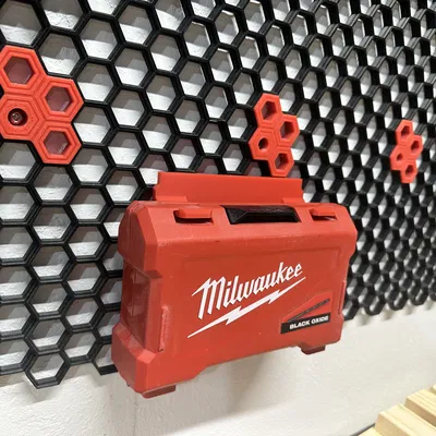 Giá đỡ hộp Milwaukee Shockwave cho Tường Lưu Trữ Honeycomb