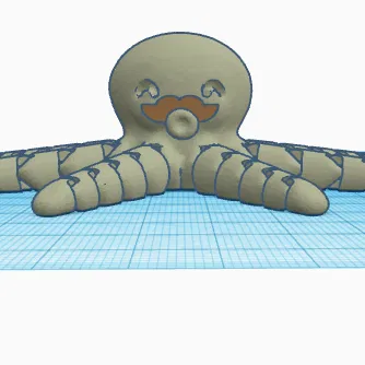 Bạch tuộc có ria mép ngộ nghĩnh