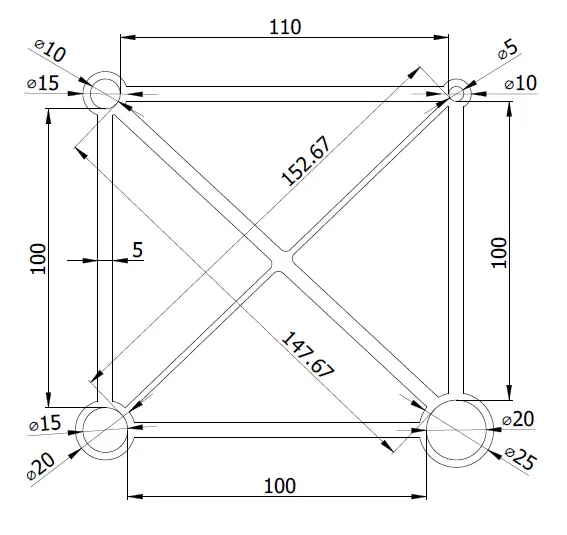 Ô Vuông Hiệu Chuẩn Có Lỗ ID và OD - Image 2