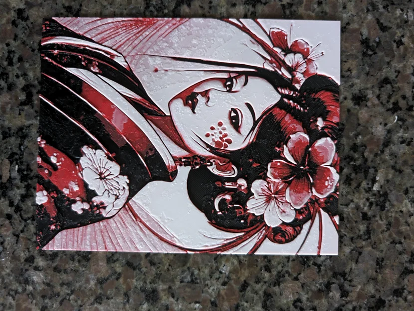 Tranh tường 2D Geisha - Image 2