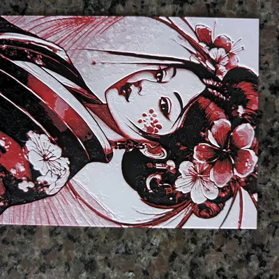 Tranh tường 2D Geisha