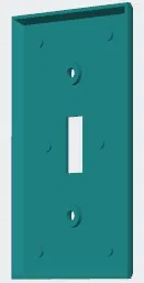 Nắp công tắc đèn (có chữ 'light') - Image 2