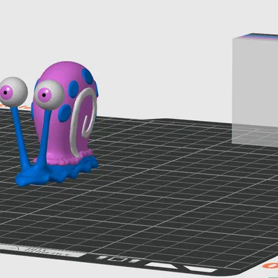 Ốc Sên Gary 4 Màu - In Đa Sắc