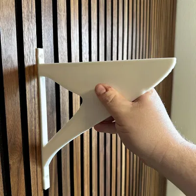 Giá Đỡ Kệ Gắn Tường Gỗ Dạng Thanh