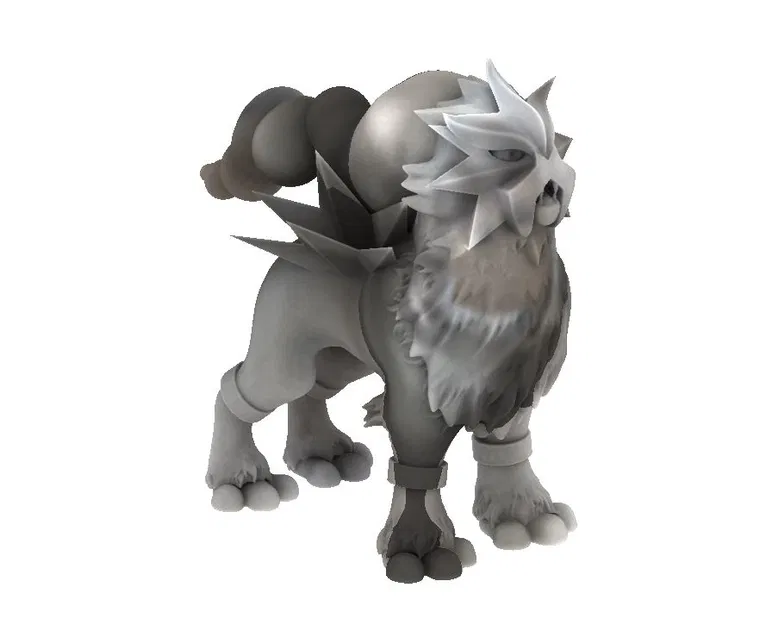 Mô hình 3D Pokemon Entei Huyền Thoại - Image 1