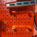 Kệ Gắn Hộp Milwaukee Shockwave Lên Pegboard Wall Control - Thumbnail 2