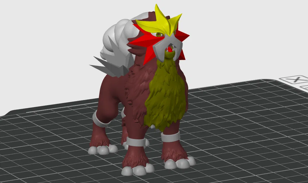 Mô Hình Entei 6 Màu - Pokémon Đa Sắc - Image 1