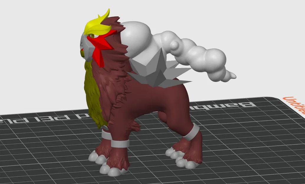 Mô Hình Entei 6 Màu - Pokémon Đa Sắc - Image 2