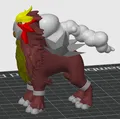Mô Hình Entei 6 Màu - Pokémon Đa Sắc - Thumbnail 2