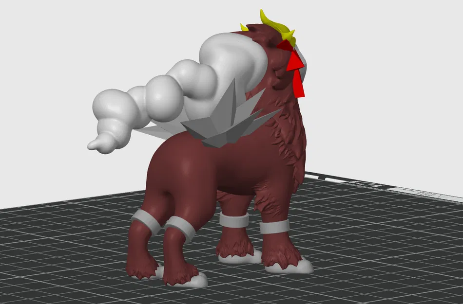 Mô Hình Entei 6 Màu - Pokémon Đa Sắc - Image 3