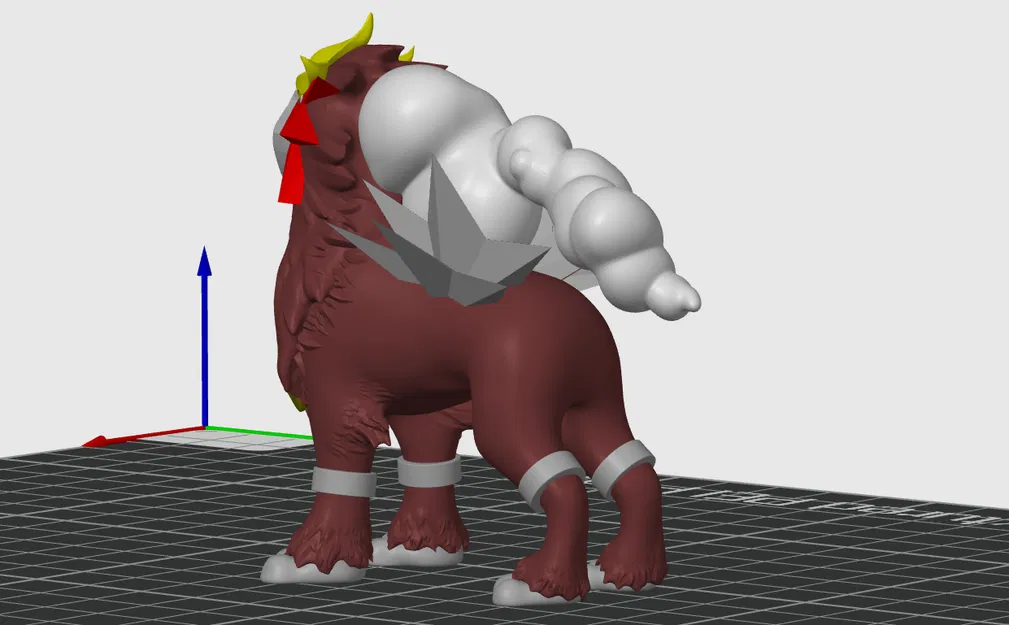 Mô Hình Entei 6 Màu - Pokémon Đa Sắc - Image 5