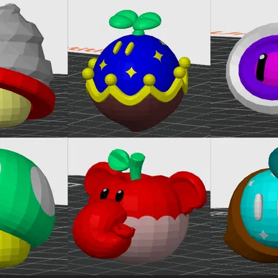 Bộ Vật Phẩm/Móc Khóa Mario Wonder: Bản Chuyển Đổi Đa Sắc Mario Wonder