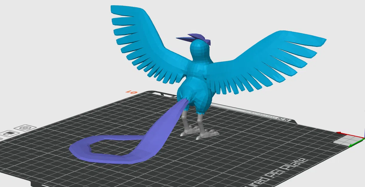 Mô hình Pokémon Articuno đa sắc (4 màu) - Image 3