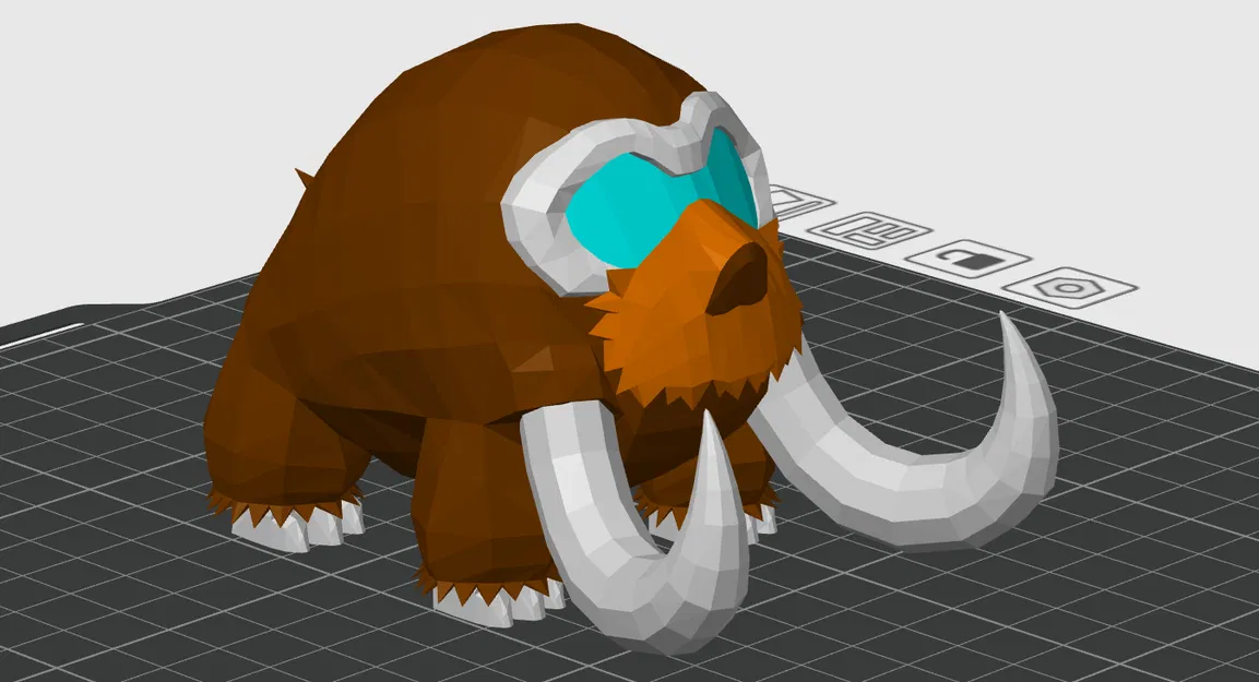 Mô hình Pokémon Mamoswine đa sắc 4 màu - Image 2