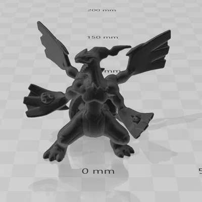 Mô Hình Zekrom Pokemon
