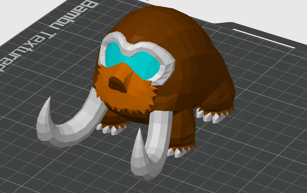 Mô hình Pokémon Mamoswine đa sắc 4 màu - Image 3