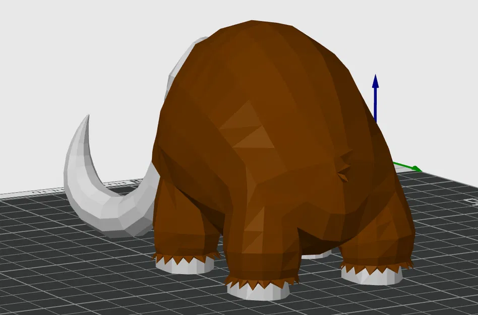 Mô hình Pokémon Mamoswine đa sắc 4 màu - Image 4