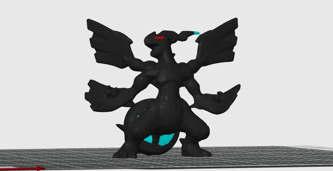 Mô hình Zekrom 3 màu Pokémon - Image 2