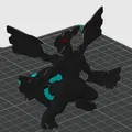 Mô hình Zekrom 3 màu Pokémon - Thumbnail 4