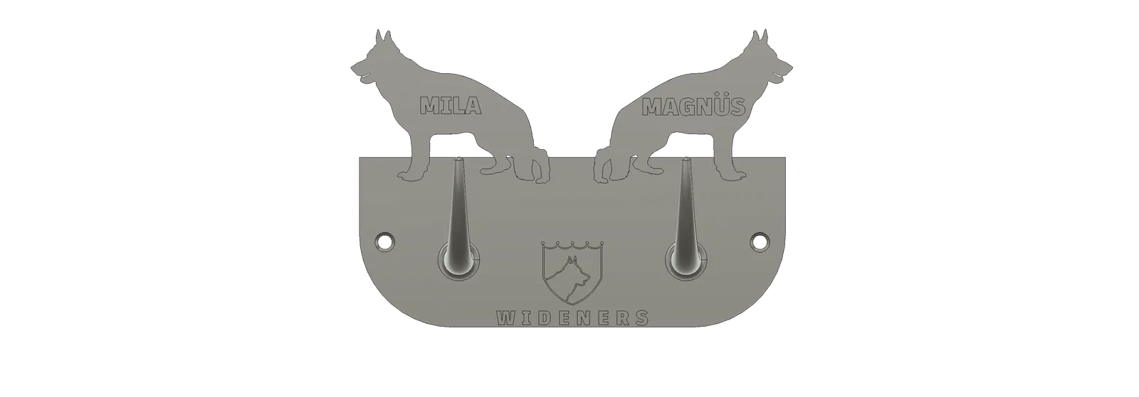 Chỗ Treo Dây Xích Chó Chăn Cừu Đức Tùy Chỉnh - Image 2