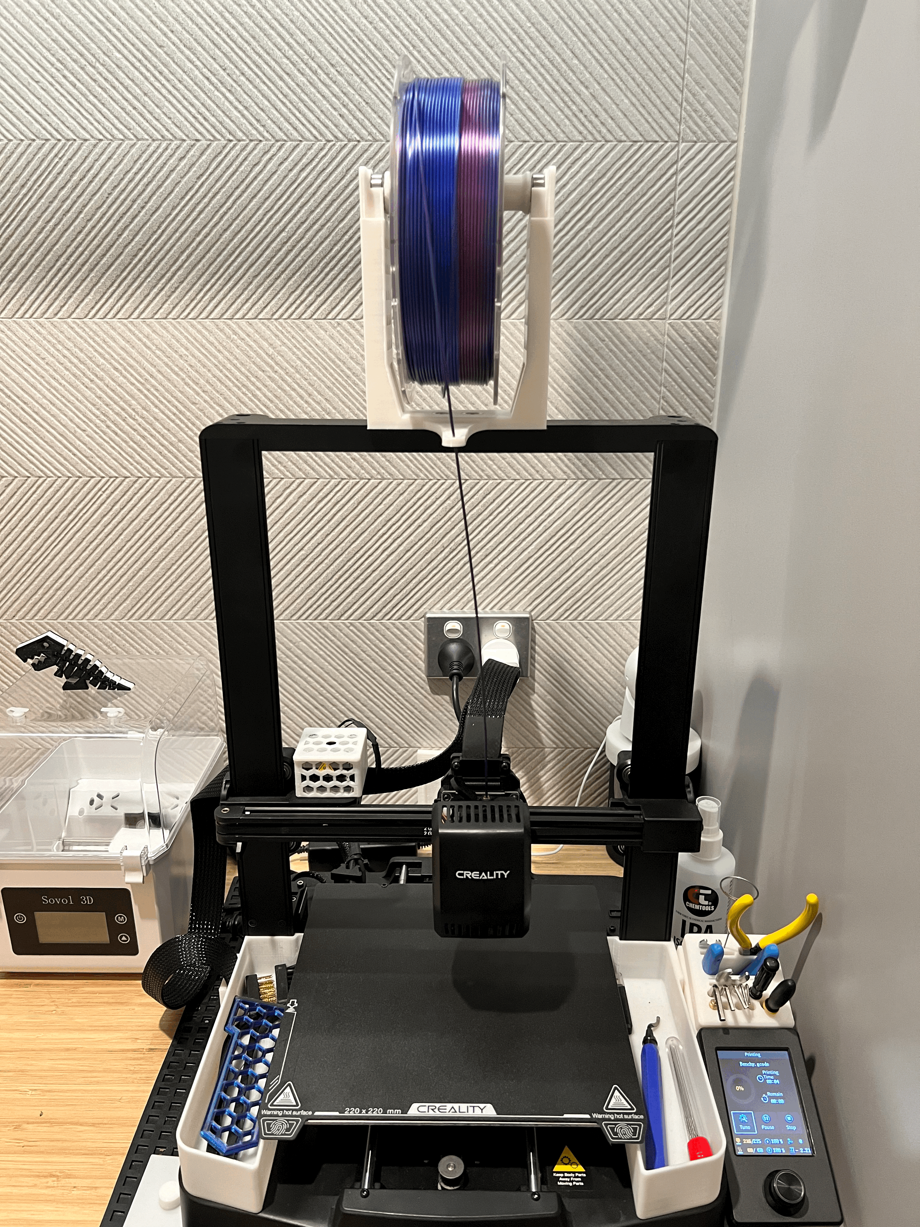 Giá Đỡ & Bộ Dẫn Cuộn Dây Filament Ender 3 V3 / V2 SE KE