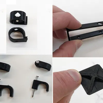 Bộ Quản Lý Dây Cáp - Có File Fusion360 (móc zip, kẹp cáp, v.v.)