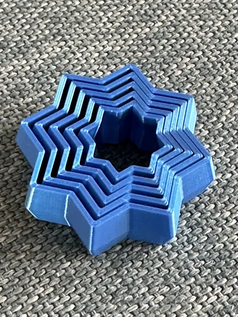 Bộ Đồ Chơi Fidget Nhỏ Xếp Lồng - Sao 8 Cánh, Trái Tim, và Vòng Tròn - Image 2