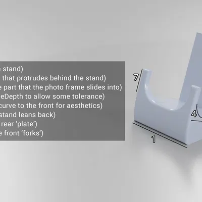 Chân đế Khung ảnh Tùy chỉnh