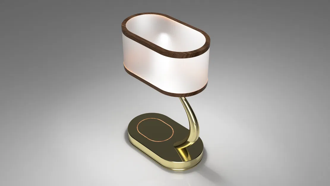 Đèn Bàn Hiện Đại Tích Hợp Sạc Không Dây - Image 5