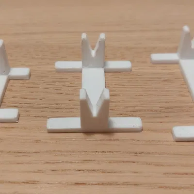 Chân đế hàn chồng đơn giản