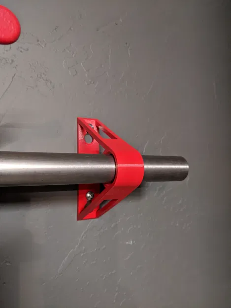 Giá đỡ thanh kẹp gỗ gắn tường - Image 2