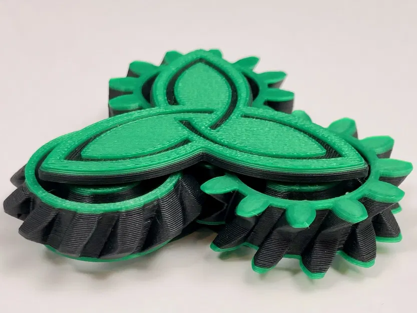 Tri-Gear Fidget Spinner - Đồ Chơi Quay Bánh Răng - Image 4