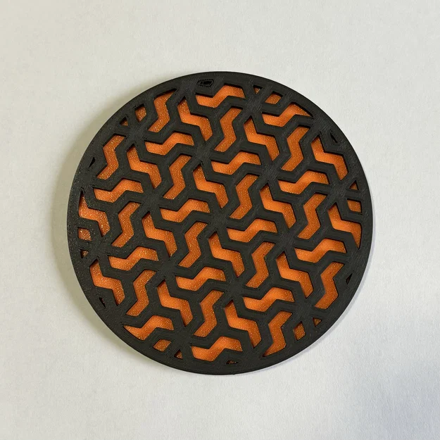 Đế Lót Ly Họa Tiết Đa Giác - Image 1