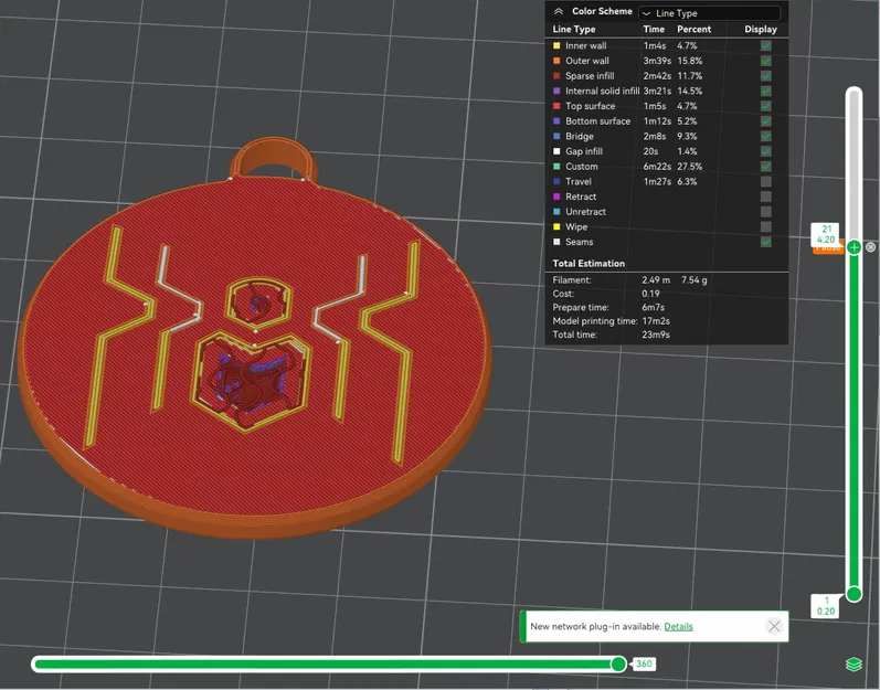 Móc Khóa Logo Spider-Man FFH (Biểu Tượng Nâng Cấp) - Image 2