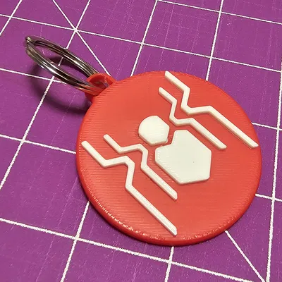 Móc Khóa Logo Spider-Man FFH (Biểu Tượng Nâng Cấp)