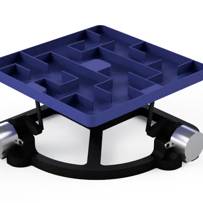 Mê cung bi lăn Lắp ráp bằng khớp nối có Động cơ Bước