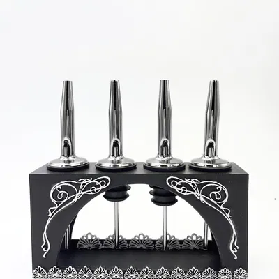 Dụng cụ quầy bar, giá đỡ rót rượu, phong cách art nouveau