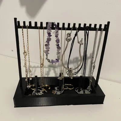 Kệ Trang Sức Low Poly Dễ In