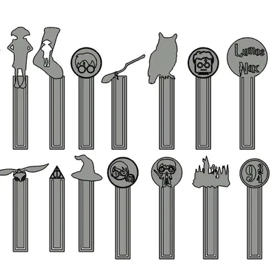 Móc Đánh Dấu Trang Hình Harry Potter