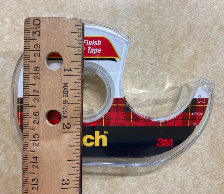 Tăng Cường Hộp Đựng Băng Keo Scotch Cho Băng Keo 1/2 inch (Hàng Mỹ) - Image 3